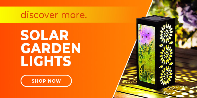 SHOP SOLAR GARDEN LIGHTS