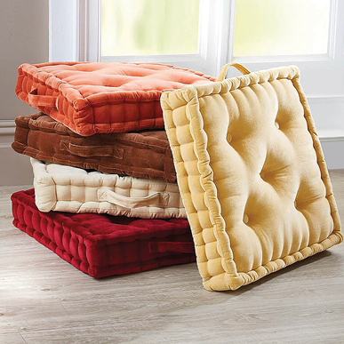 Velour Armchair Booster Cushion