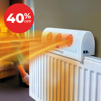 Heatboost Pro Radiator Fan – Energy-Saving Heat Circulator - Buy 2 & Save £10
