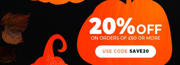 20% off orders of £60 or more