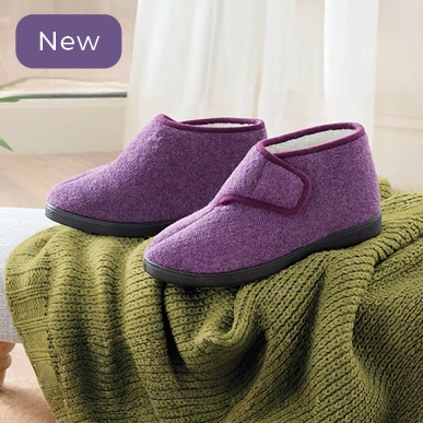 Women's Lilac Comfort Slippers