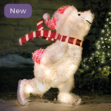 Skating Perry the Polar Bear