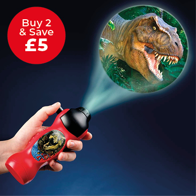 24 Dinosaur Patterns Childrens Sleep Light - Buy 2 & Save £5