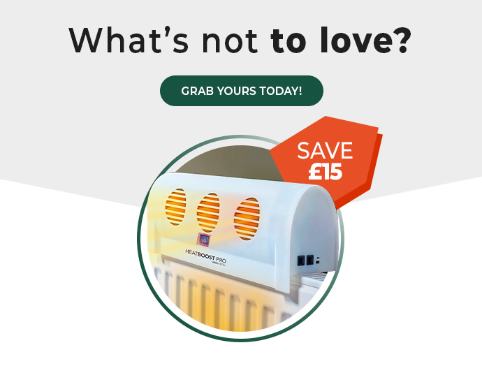 Heatboost Pro Radiator Fan – Energy-Saving Heat Circulator - Buy 2 & Save £10