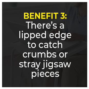 Fold Away Table White - Buy 1 Get 1 Free