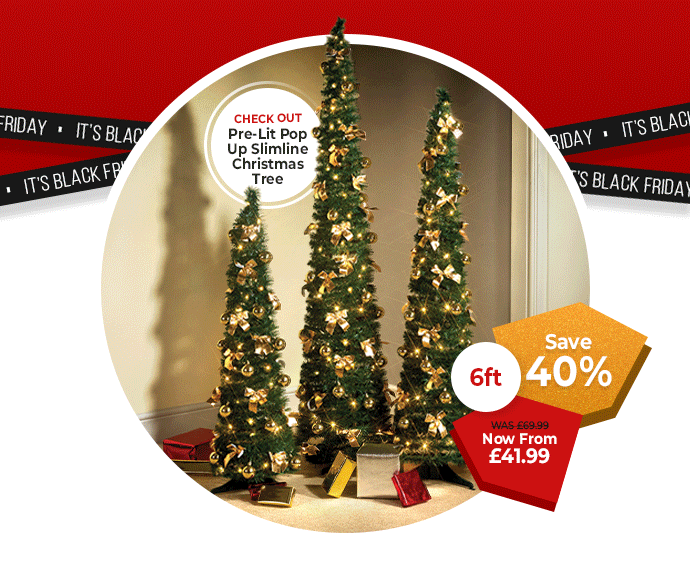 Pop-up & Slimline Christmas Trees