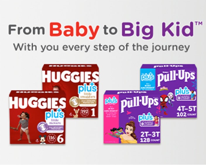 From Baby to Big KidWith you every step of the journeyHuggies plus$11 OFFPull-Ups plus$10 OFFValid 9/16/2024 - 9/29/2024 Only available at CostcoShop Now