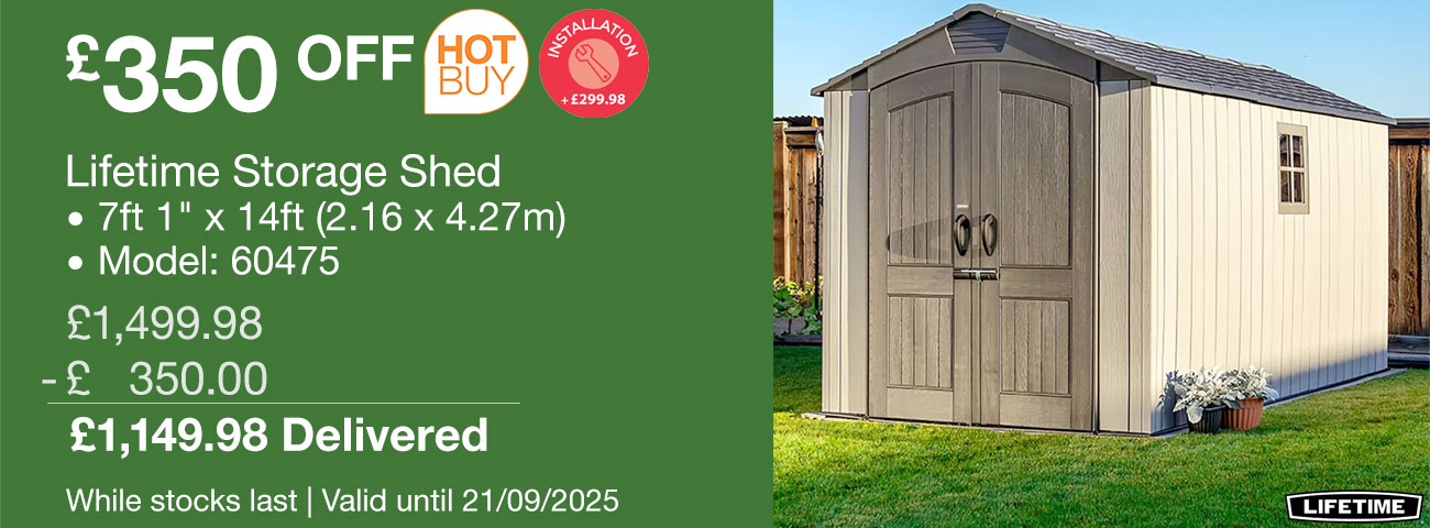 lifetime storage shed