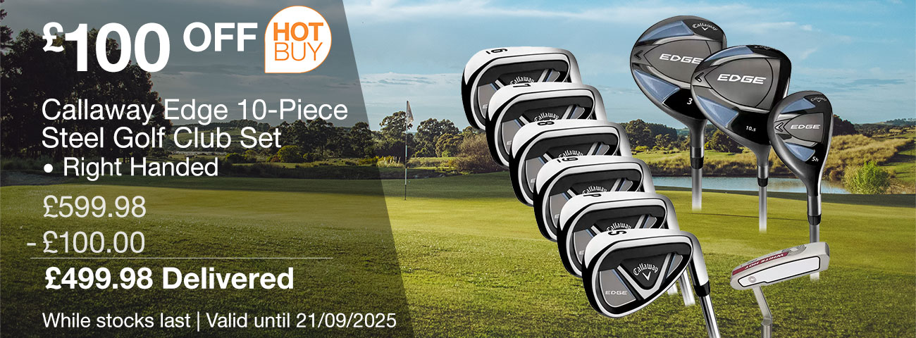 callaway edge 10 piece steel golf club set