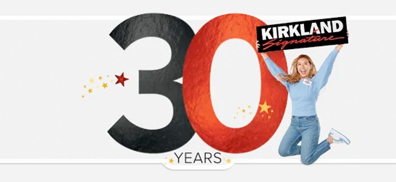 kirkland signature 30 years