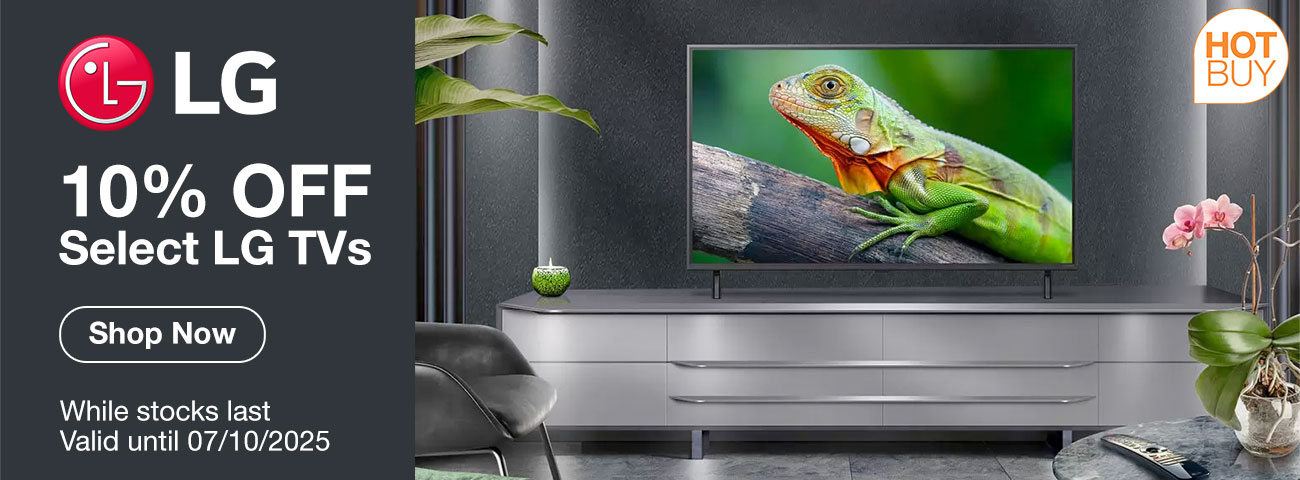 lg 10% off tvs