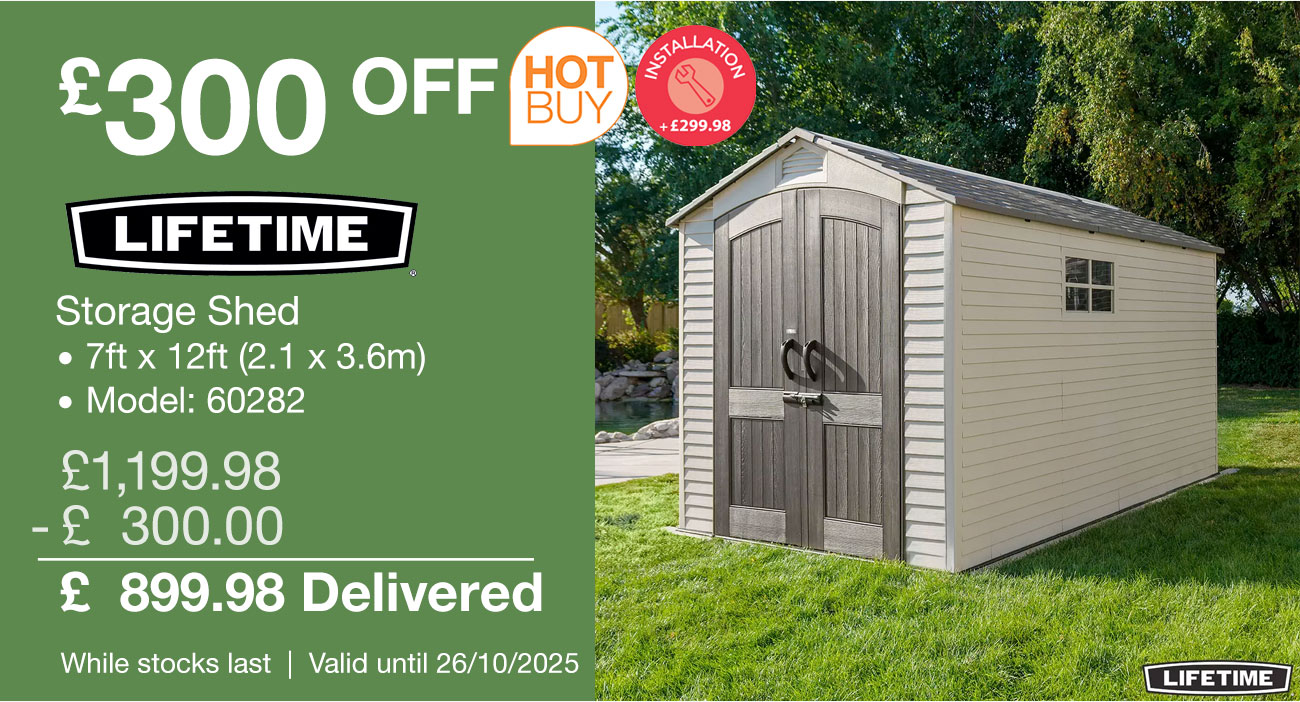 lifetime storage shed