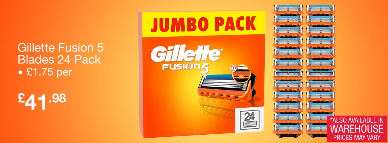 gilette fushion 5 blades