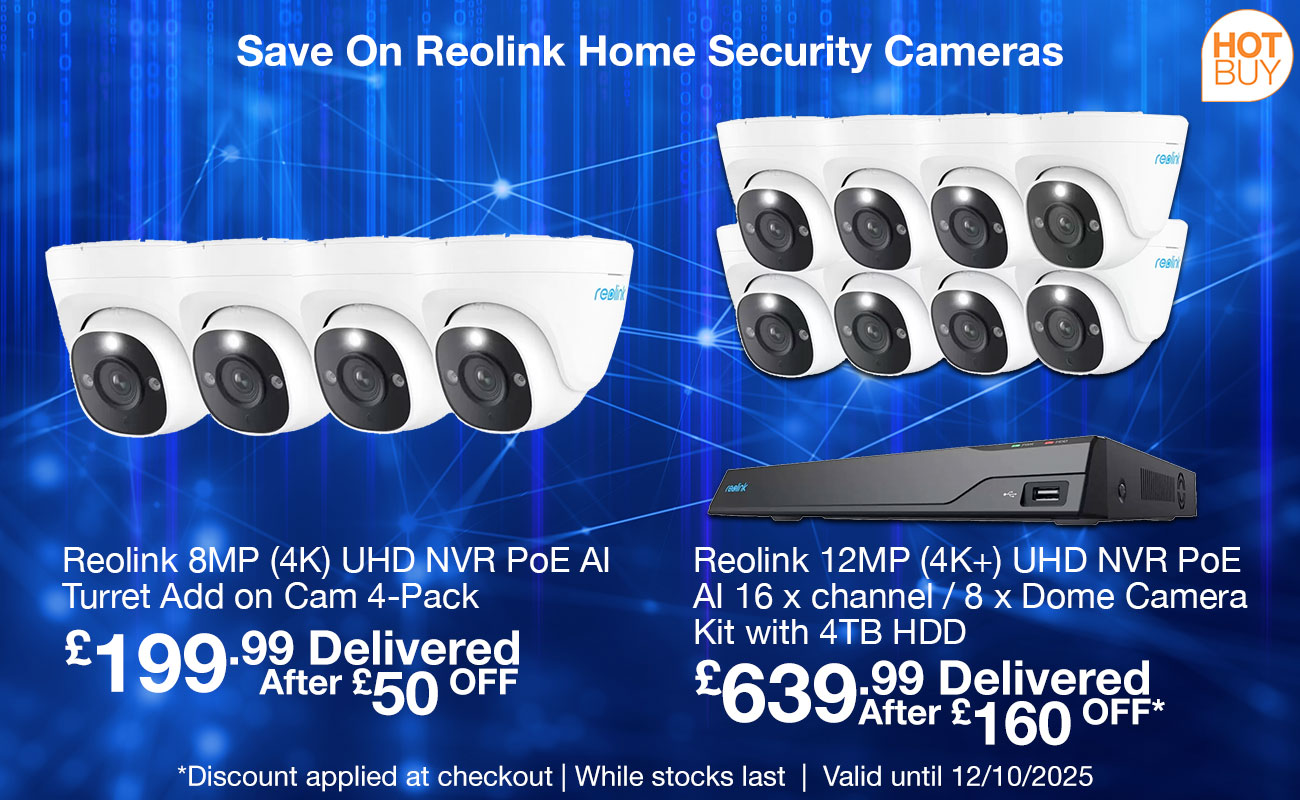 reolink bullet and dome camera kits