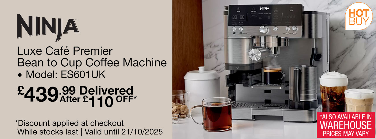 ninja luxe cafe premier bean to cup coffee machine