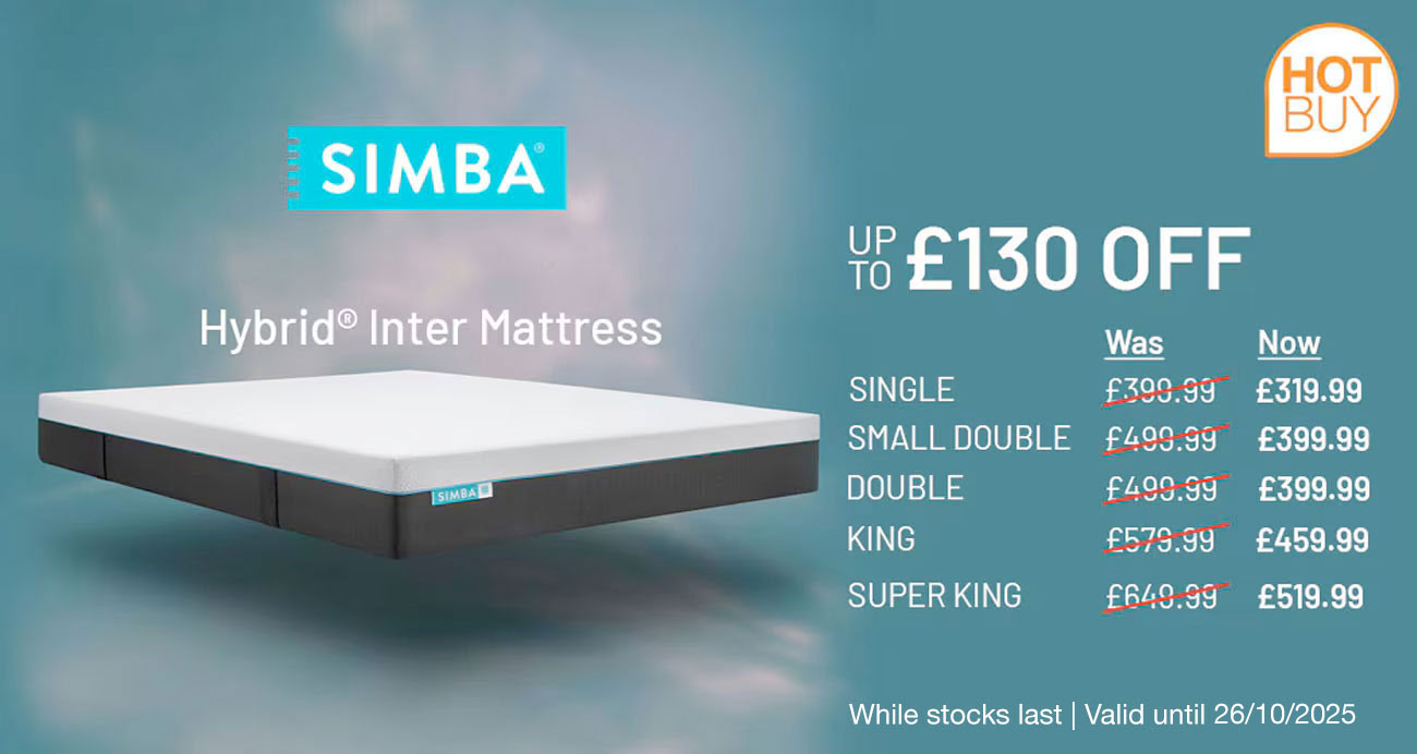 simba hybrid rolled mattress