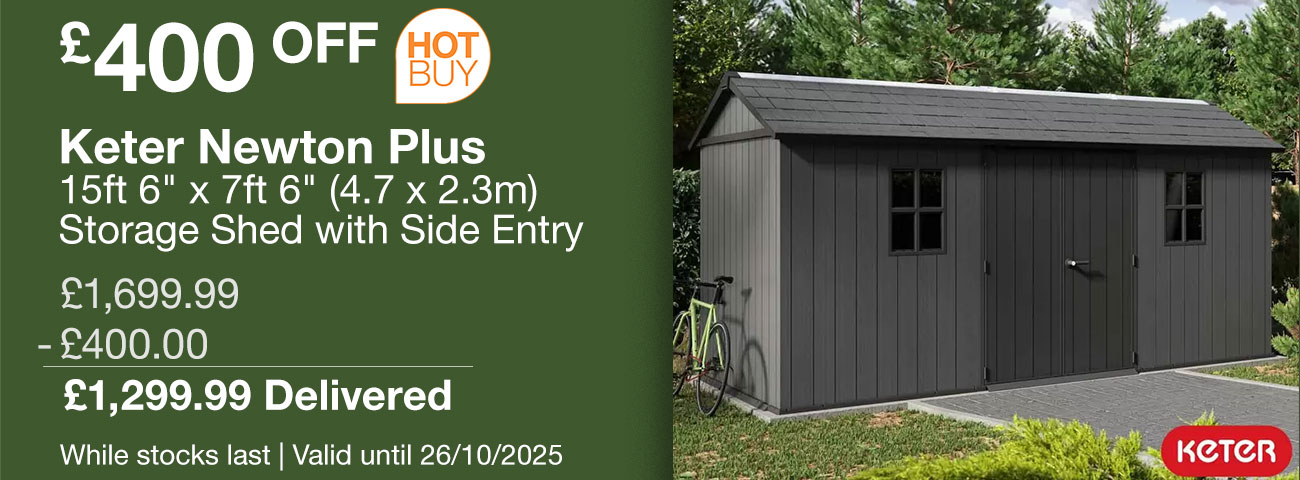 keter newton plus storage shed