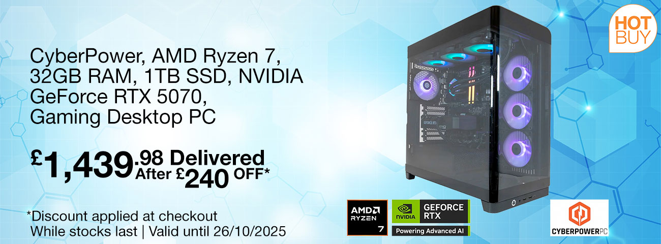 cyberpower amd ryzen 7 gaming desktop pc