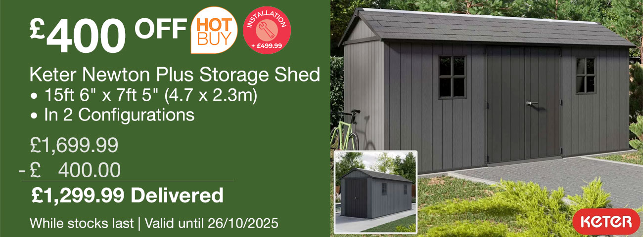 keter newton plus storage shed