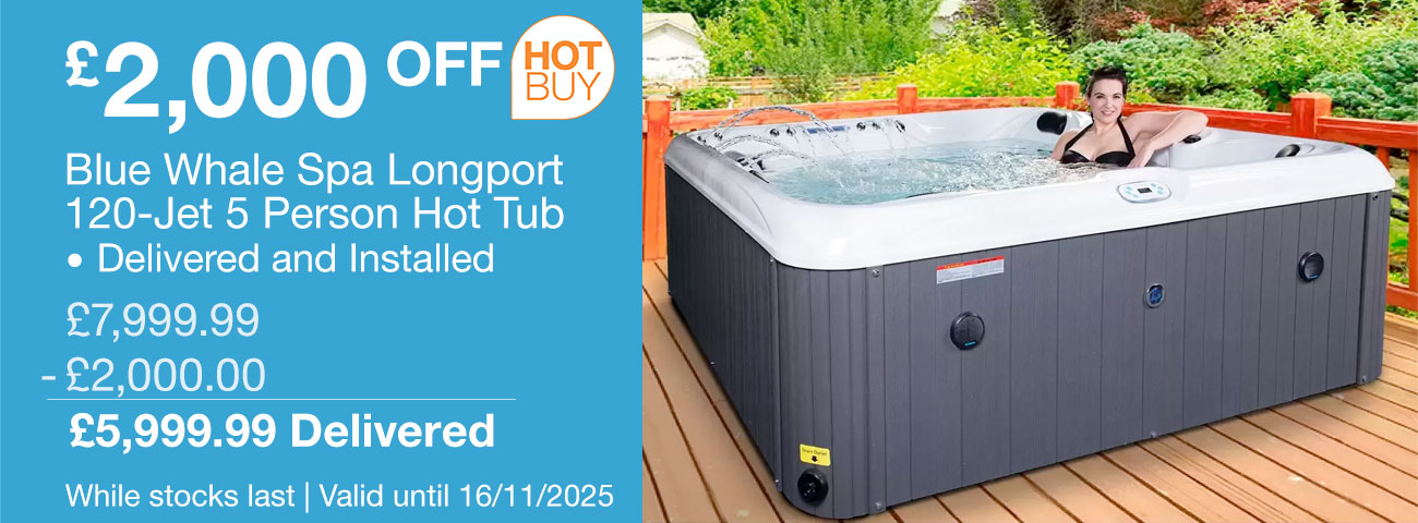 blue whale spa longport 5 person hot tub