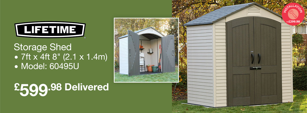 lifetime storage shed