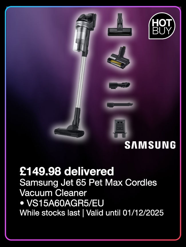 Samsung Jet 65 Pet Max Cordles Vacuum Cleaner