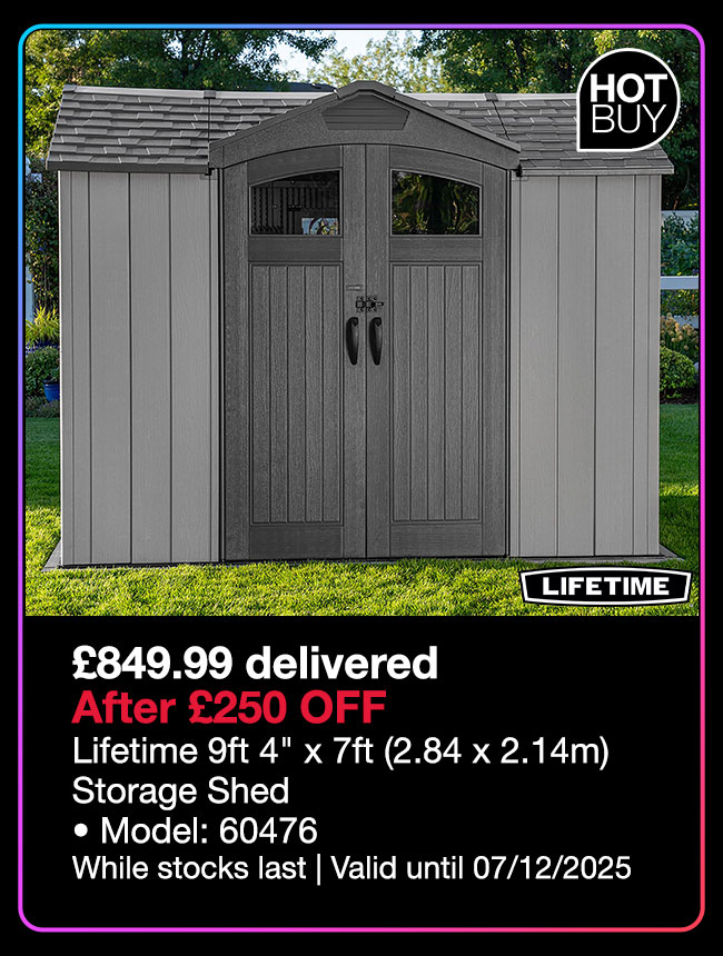 Lifetime Storage Shed