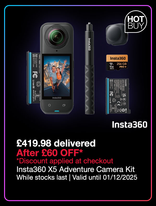 Insta360 X5 Adventure Camera Kit