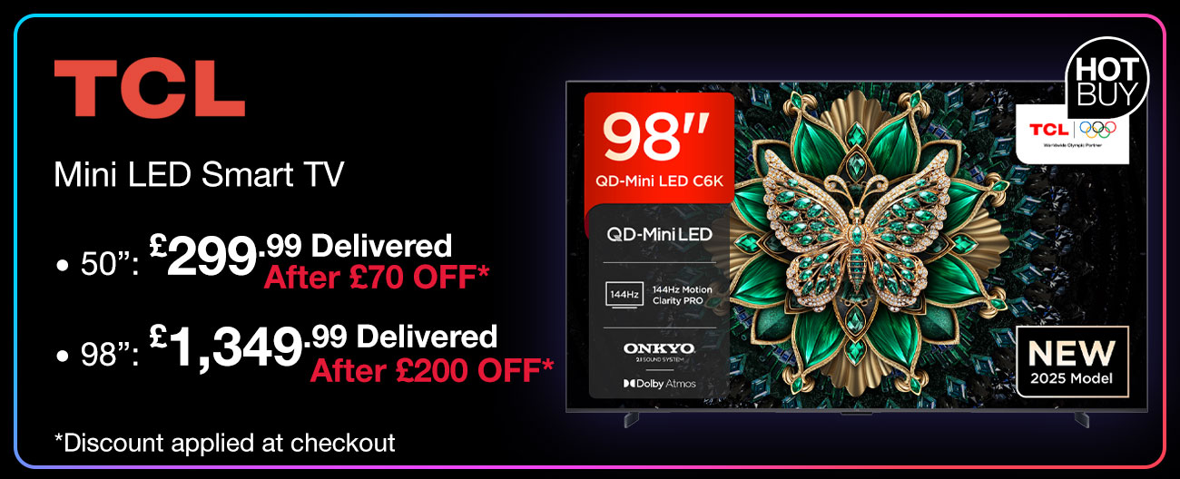 TCL 98C6K 98 Inch Mini LED Smart TV