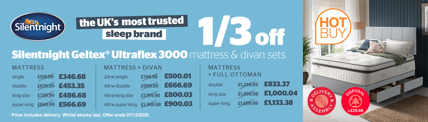 silentnight geltex ultrflex 3000