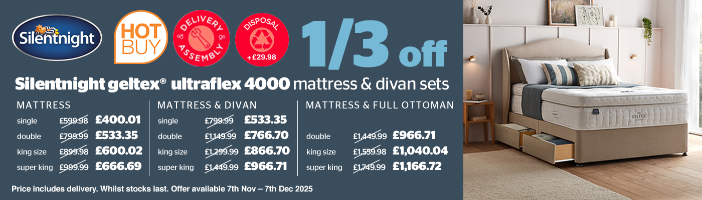 silentnight geltex ultraflex 3000