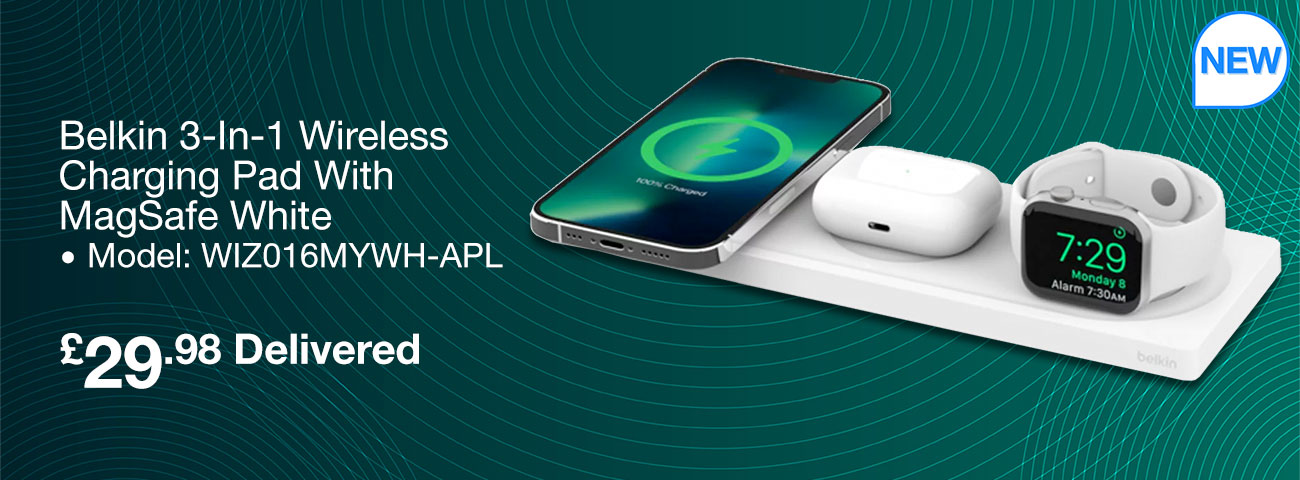 belkin 3 in 1 wireless charging pad