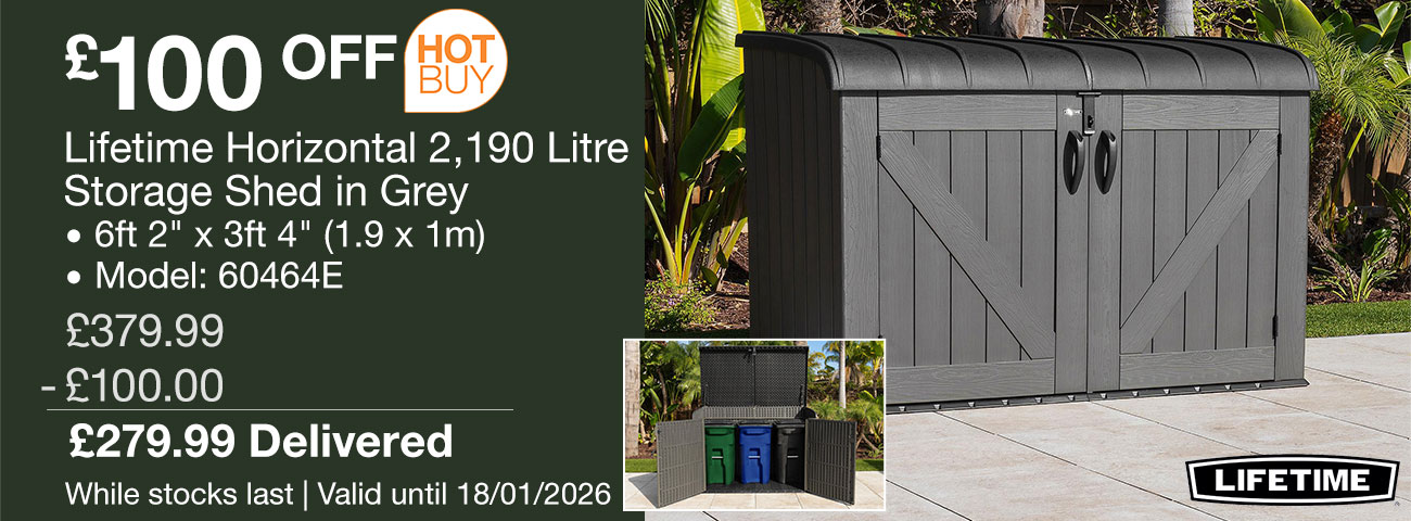 lifetime storage shed