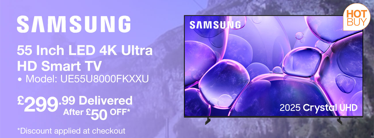 Samsung 55 Inch LED 4K Ultra HD Smart TV