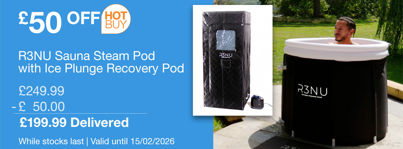 r3nu sauna steam plunge recovery pod