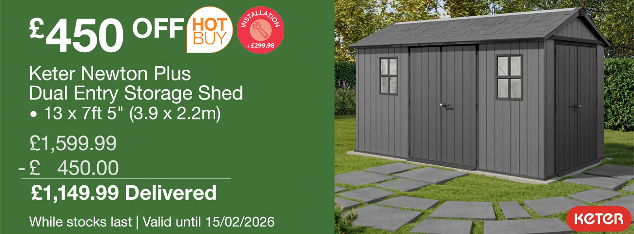 keter newton plus shed