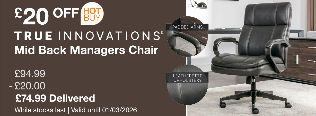 True Innovations Mid Back Managers Chair