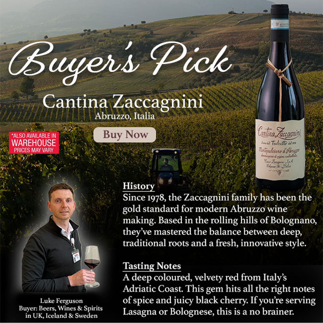 Cantina Zaccagnini Tralcetto Montepulciano d'Abruzzo 2020