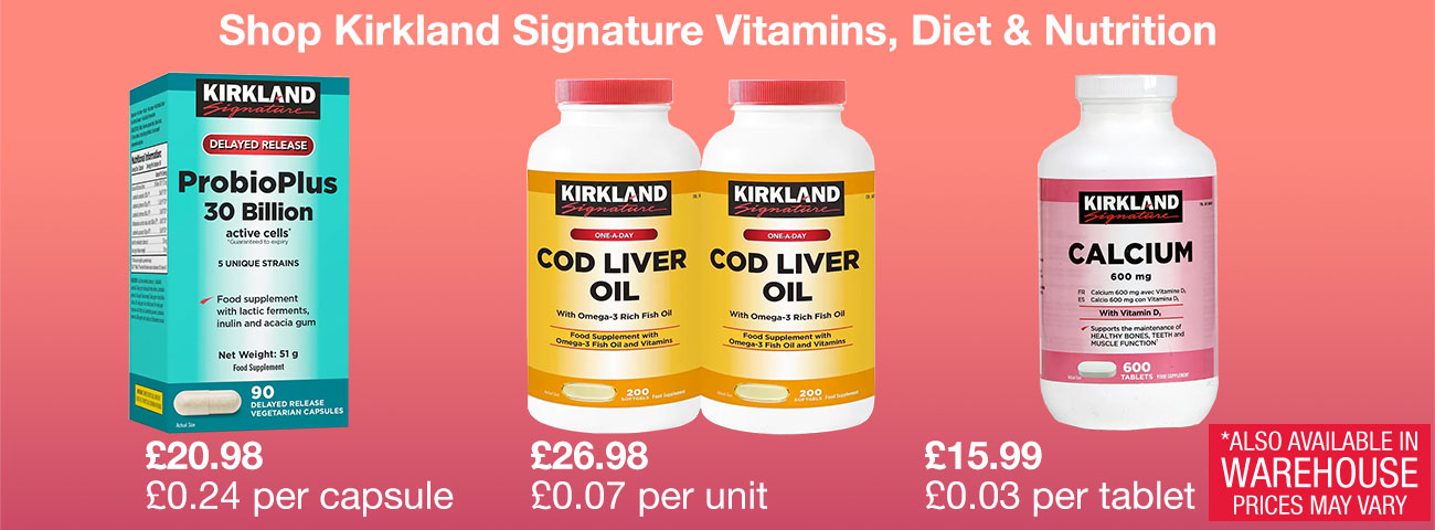 kirkland signature vitamins and nutrition