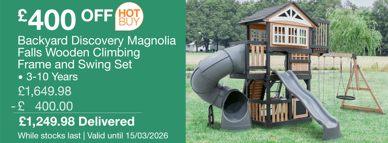 backyard discovery climbing frame and swing set