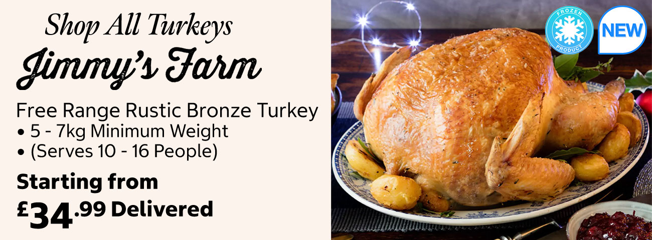 Jimmy's Farm Free Range Rustic Bronze Turkey