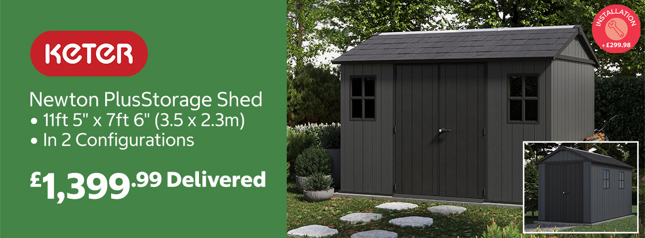 keter newton plus storage shed