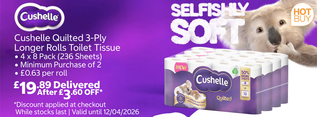 cushelle quilted 3 ply longer rolls toilet tissue