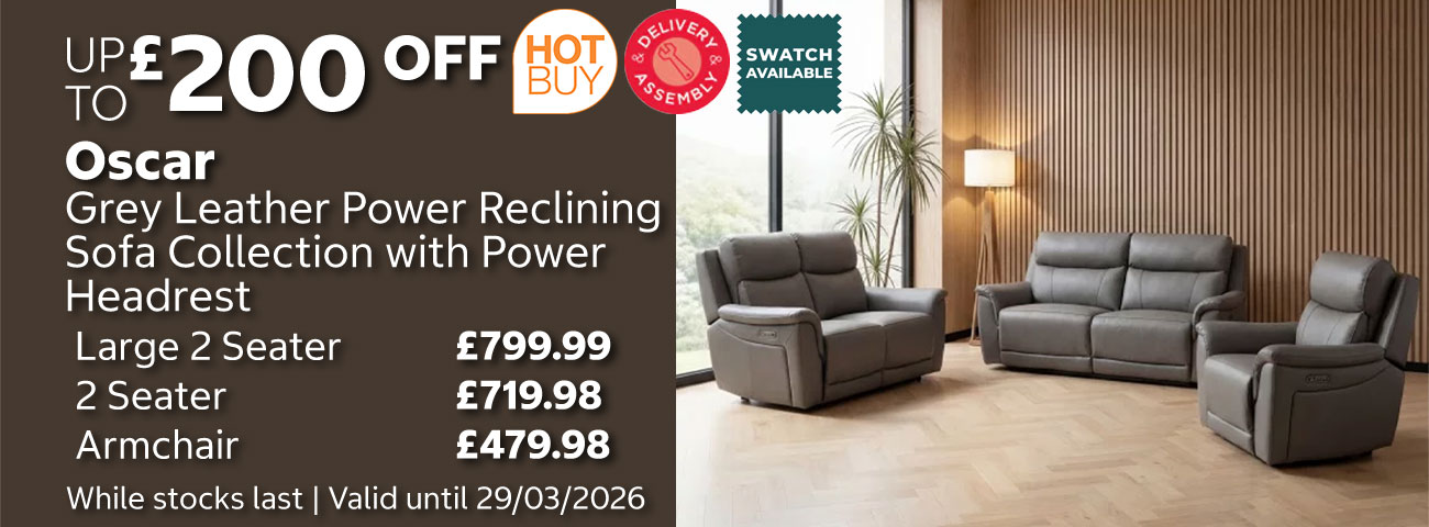 Oscar Leather Sofas & Armchairs