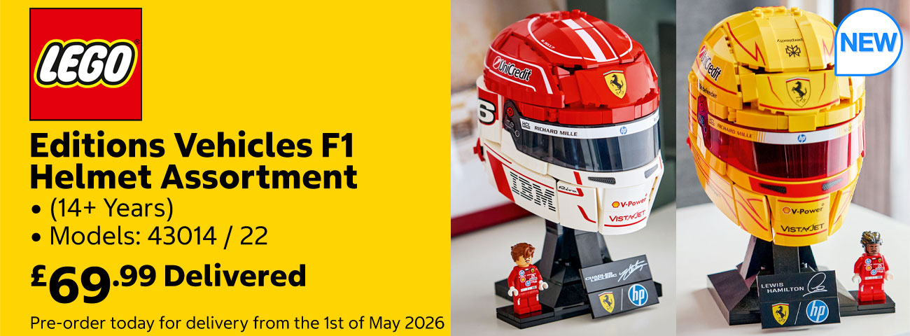 LEGO Editions Vehicles F1 Helmet Assortment
