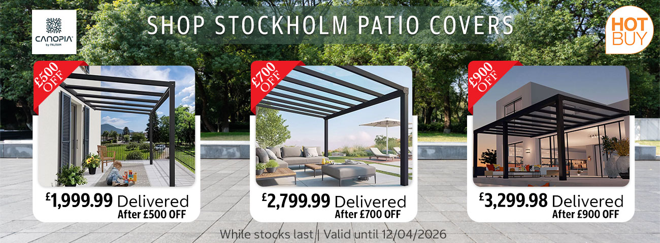 Palram Canopia Stockholm Aluminium Patio Cover