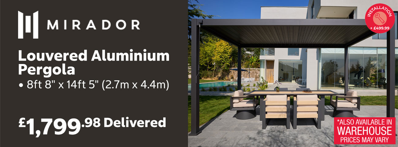 Mirador Louvered Aluminium Pergola