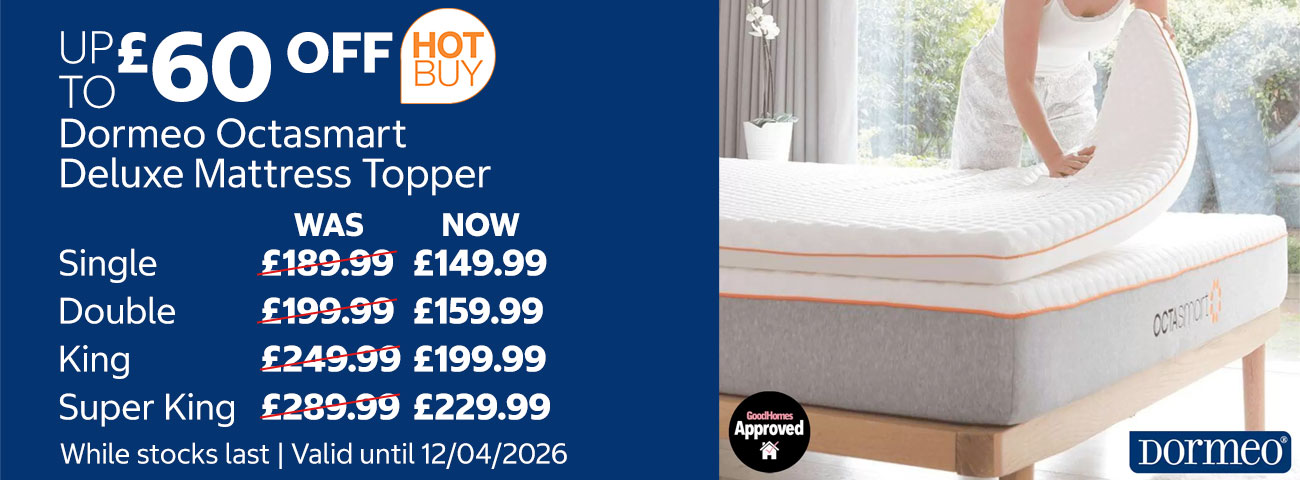 dormeo octasmart deluxe mattress topper