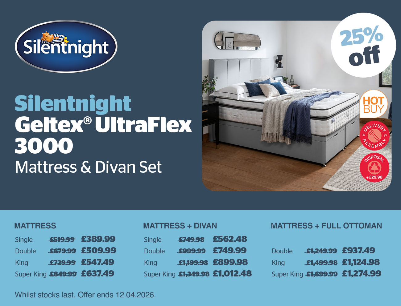 silentnight ultraflex 3000