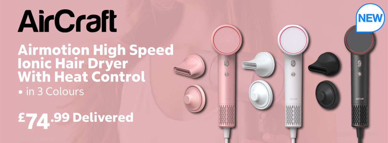 AirCraft Airmotion High Speed Ionic Hair Dryer With Heat Control